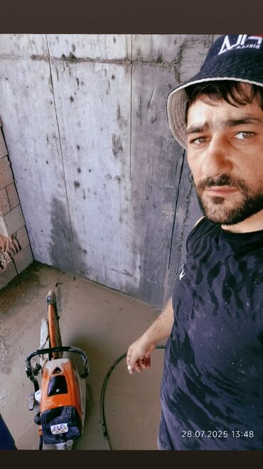 Beton işləri: Beton kəsmə beton deşmə xidməti Karot - HILTI DD 200 / 350 ilə 25 ° — 17