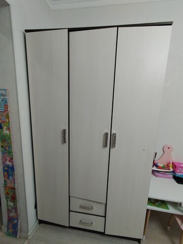комод шкаф: Спальный гарнитур, Двуспальная кровать, Шкаф, Комод, цвет - Серый, Б/у