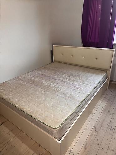 Iki nəfərlik çarpayı və döşək dəsti 160×200 sm (standart iki