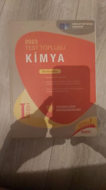 Kitablar və jurnallar: Məhsul: İdeal vəziyyətdədir kitabın goxusu hələdə üzərindədir “Kimya – — 1