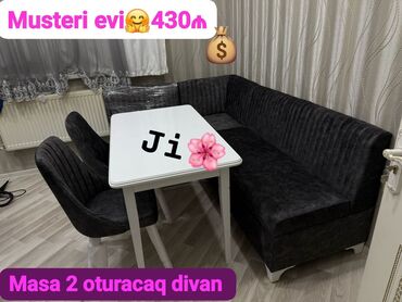metbex ucun masa: Künc divan masa oturacaq rəng seçimi var
