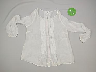 niebieska bluza hm: White, Bluzka damska, rozmiar XL — 2