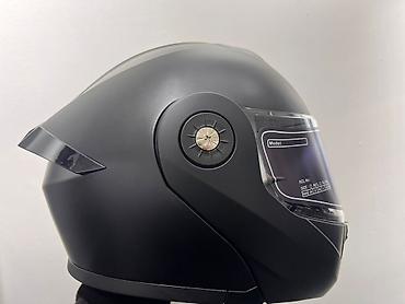 moto mator: Motodəbilən tam üzlü kaska – mat qara - Tip: Full-face motosiklet — 2