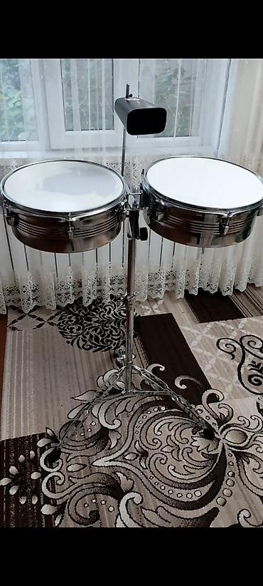 zerb aleti: Timbal cütlüyü (Timbales) – metal korpuslu, xrom örtüklü, tənzimlənən — 7