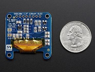 maqnitola az: OLED Ağ-Qara 1.3" Ekran Modulu Arduino və digər mikrokontroller — 2