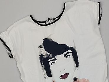 bluzki basic z dekoltem v: Top Secret, T-shirt damski, rozmiar S — 1