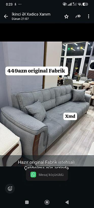 mebel original: Hazır original Fabrik istehsalı 
Çatdırılma gün ərzində 
Xedice xanım — 4