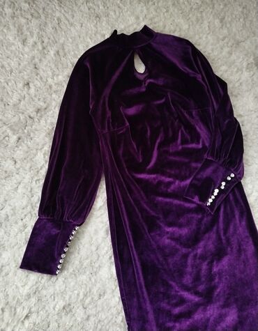 haljine od plisa slike: Zara S (EU 36), color - Purple, Other style, Long sleeves