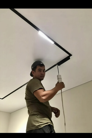 Натяжной потолок: Натяжной потолок Глянцевое, Матовое, 3D потолки Гарантия, Бесплатная консультация, Бесплатный замер — 1