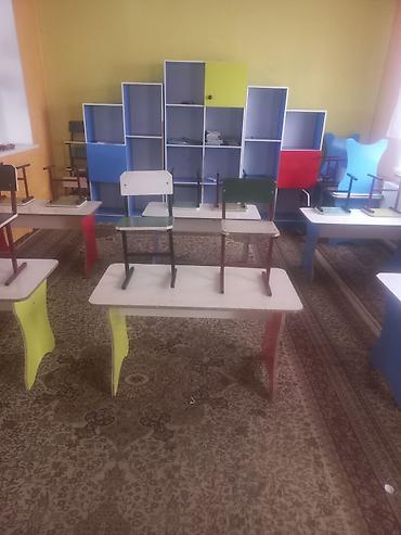 Детские гарнитуры: Детская мебель для группы/детской комнаты Комплект включает: - — 7