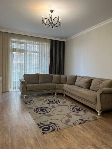 Uzunmüddətli kirayə mənzillər: Tibilisi pr. “Grand Hayat” yaşayış kompleksində 2 otaqlı əla təmirli — 1