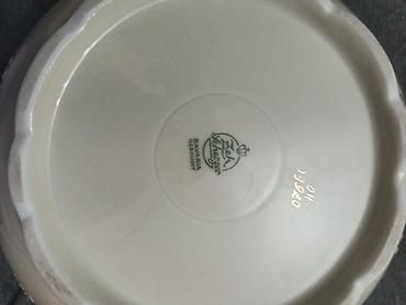 nerj qab: Porselen bişirmə/qablaşdırma qabı (qapaqlı) - Material: nazik — 2