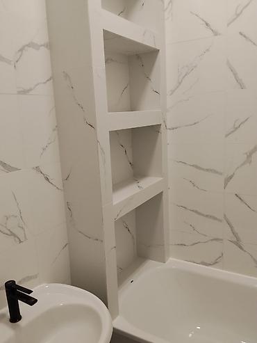 Укладка плитки: Гидроизоляционные работы, Укладка плитки на пол, Подготовка стен для укладки | Керамическая плитка, Керамогранитая плитка, Мозаичная плитка | Вертикальная укладка, Диагональная укладка, Горизонтальная укладка Больше 6 лет опыта — 6