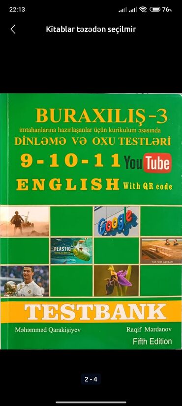 informatika 1 ci sinif: Məhsul: “Buraxılış-3” İngilis dili test toplusu – Dinləmə və Oxu