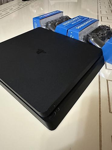 dvd oyun: PlayStation 4 Slim – 1 TB - Model: PS4 Slim (qara) - Yaddaş: 1 TB – — 2