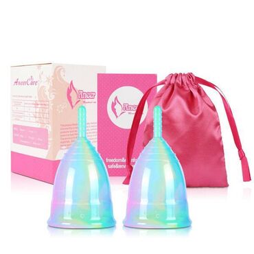 прокладки для подмышек: Менструальная чаша капа набор из 2 штук S + L Набор - 2 штуки S + L