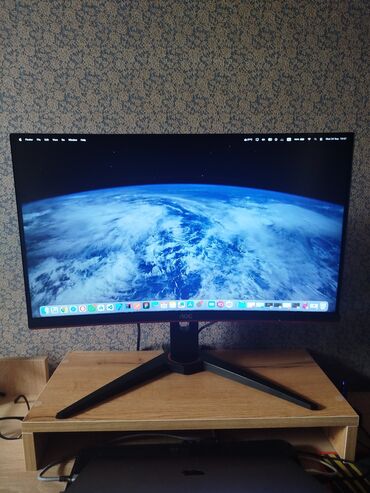 kompüter monitor: AOC Curved Monitor C24G1 144 HZ heç bir problemi yoxdur təcili satılır