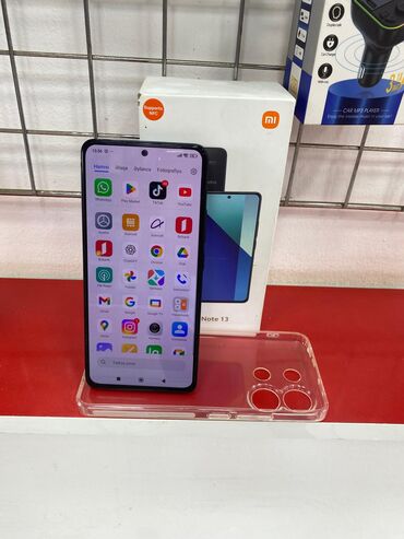 продать бу холодильник: Redmi Note 13, 256 GB, rəng - Qara, Barmaq izi