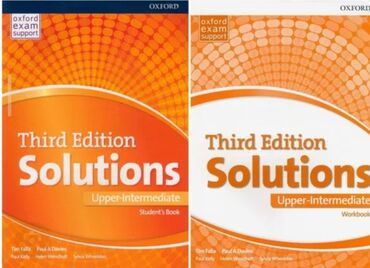 solutions upper: Solution upper intermediate book, учебник и рабочая тетрадь