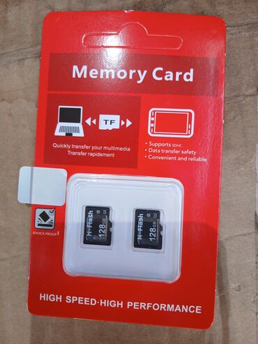 Yaddaş kartları: Mikro kart 128 GB