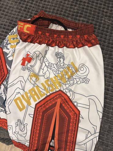 Əlcəklər: UFC şortu UFC Merab Dvalişvili Kustom Şortları 🔥 UFC fanatları üçün