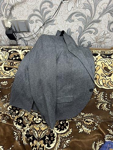 kiraye kostyum: Boz rəngli kişi kostyum dəsti - Komlekt: 2 ədəd eyni parçadan şalvar — 4