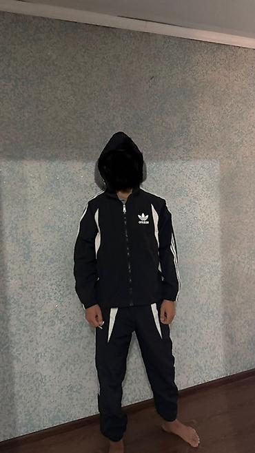 штаны adidas: Мужской спортивный костюм, M, Adidas, Новый, цвет - Черный, Самовывоз — 1