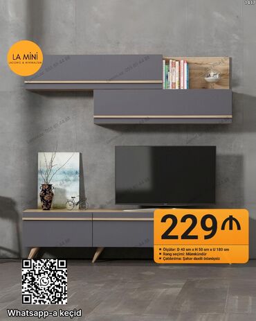 напольные часы для дома: Düz TV altlığı, Polkalı, Laminat