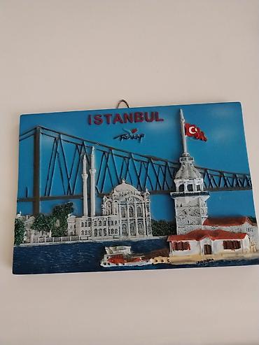 asma tavan: İstanbul mövzusunda bədii divar panosu - Material: relyefli (3D) — 1