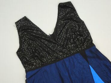 sukienki wyszczuplające dla puszystych na wesele allegro: Women`s dress, size 5XL (EU 50)