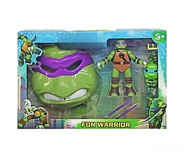 lovacki kacketi prodaja: Donatelo Maska sa Figurinom – Set za Male Heroje 🟢 Ninja kornjače set — 1