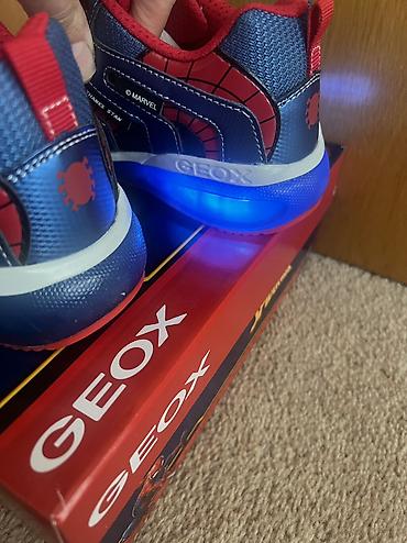 Детская обувь: Детские кроссовки Geox x Marvel Spider‑Man с подсветкой, без коробки — 7