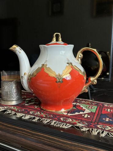 caynik: Новый, Заварочный чайник, Фарфор, 3 л, СССР