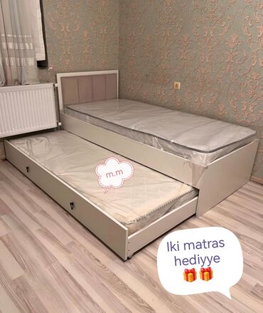 Çarpayılar: Yeni, Təknəfərlik çarpayı, Bazasız, Matras ilə, Siyirməsiz, Azərbaycan — 23