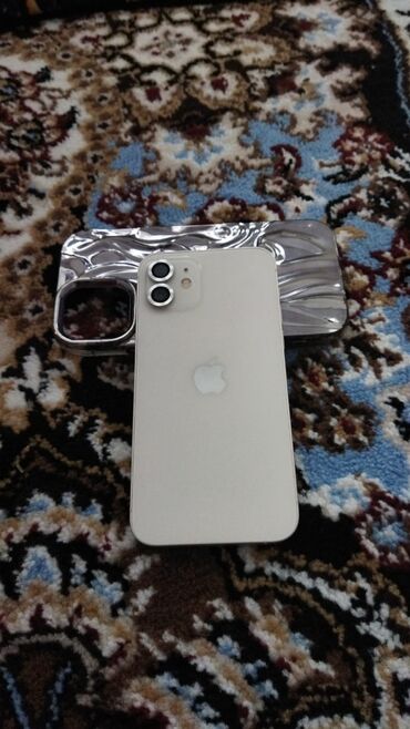 айфон 11 цена кыргызстан: IPhone 12, Б/у, 64 ГБ, Белый, Защитное стекло, Чехол, 78 %