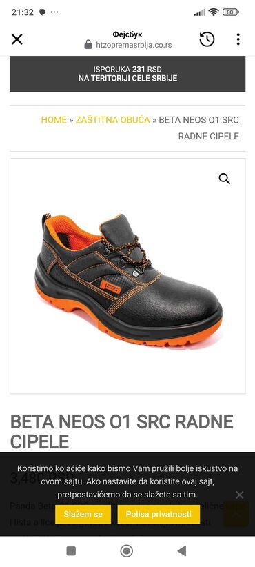 lidl obuca muska: Safety work shoes, size - 40