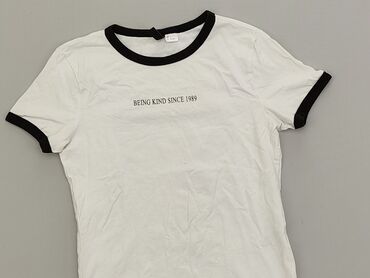 Koszulki: Koszulka H&M, S (EU 36), Bawełna, stan - Idealny