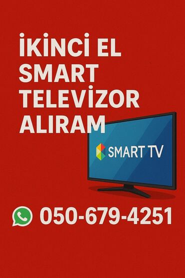 продажа старых телевизоров: Işlənmiş yeni model televizor alıram təzə modeldə alıram kreditlə