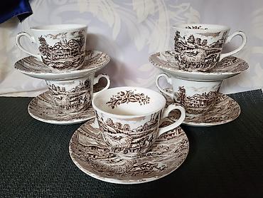 Ostali antikviteti: Solje engleske za kafu,caj Ironstone iz 70ih.god. Engleske solje — 7