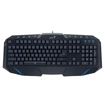 komputer ekran: Genius KB-G265 USB Gaming Klaviatura – Mavi İşıqlandırma, 2× USB Hub — 1