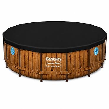 Бассейны: Каркасный бассейн Bestway 427х107 см Купить в Бишкеке — прочный — 4