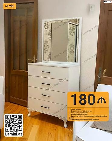 Комоды: LA MINI termo güzgülü komod - Model kodu: 1338 - Qiymət: 180 ₼ - — 1