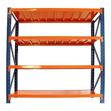 nocne komode: SuperHome 200x200x60cm 4x200kg Potpuno Metalna Montažna Polica — 1