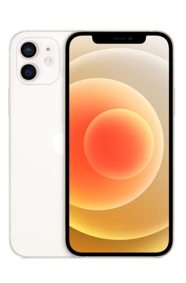 Apple iPhone: IPhone 12, 64 ГБ, Белый, Защитное стекло, Кабель, 80 %