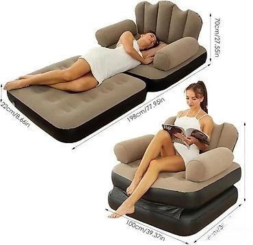 ugaone garniture na p: Krevet,fotelja na naduvavanje 2/1 NOVO. OPIS PROIZVODA: Materijal — 5