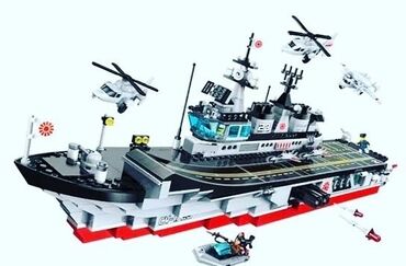 военные конструкторы: Лего Конструктор Авианосец Военный Корабль (646 деталей)