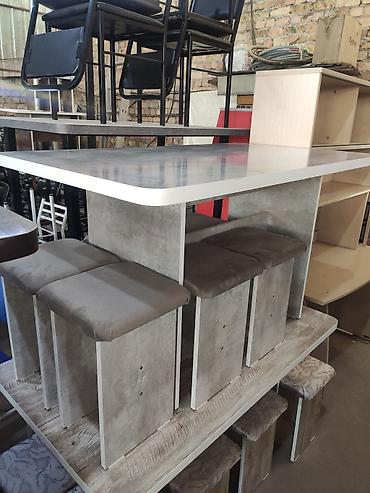 Кухонные столы и стулья: Кухонный стол и стул, Новый — 11