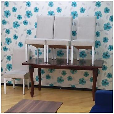 Qonaq otağı üçün, İşlənmiş, Açılmayan, Kvadrat masa, 6 stul lalafo.az -da Qonaq otağı üçün, İşlənmiş, Açılmayan, Kvadrat masa, 6 stul
