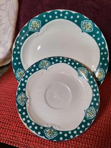 Kuhinjski setovi: Set memacki porcelan Lettin 70te. Set perfektan. pozlata — 11