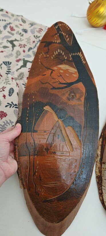 Şəkillər, tablolar: Məhsul: Əl işləri taxta dekor panelləri (3 ədəd set) Təsvir: - Təbii — 4